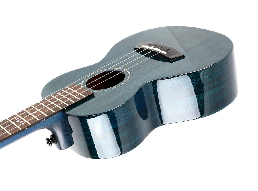 Enya EUC-MAD Blue Solid Mahogany Concert Ukulele