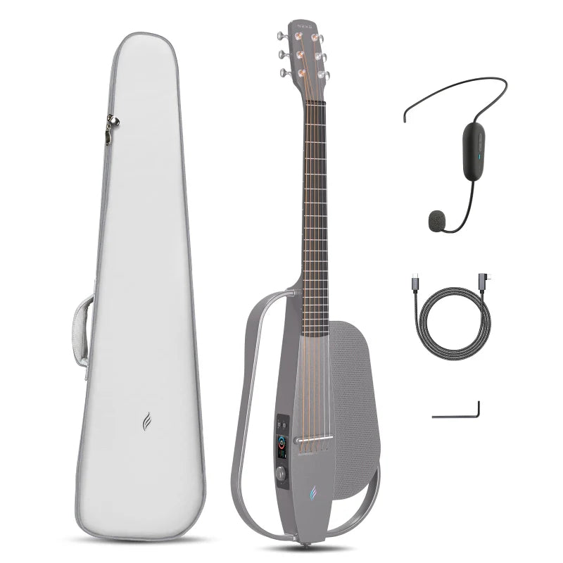 Enya NEXG SE Smart Electric Guitar in Silver