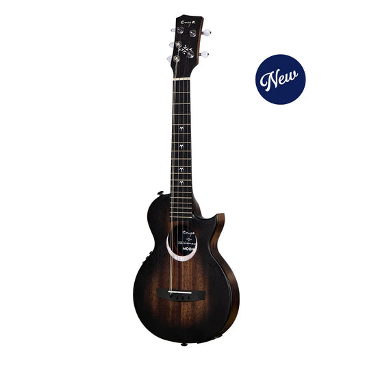 Enya Moon 5-String - Taimane Signature Black Electro-Acoustic Tenor Ukulele