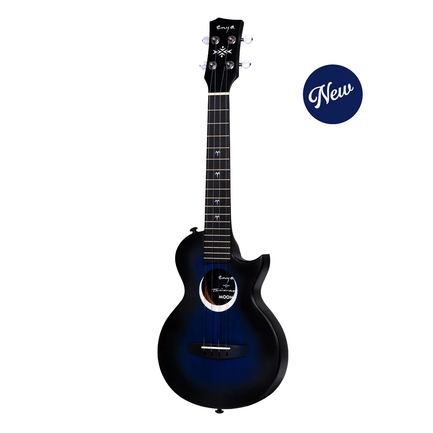 Enya Moon Taimane Signature Blue Tenor Ukulele Enya Music UK