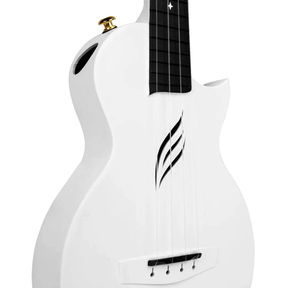 Enya Nova U White, Carbon Fibre, Concert Ukulele