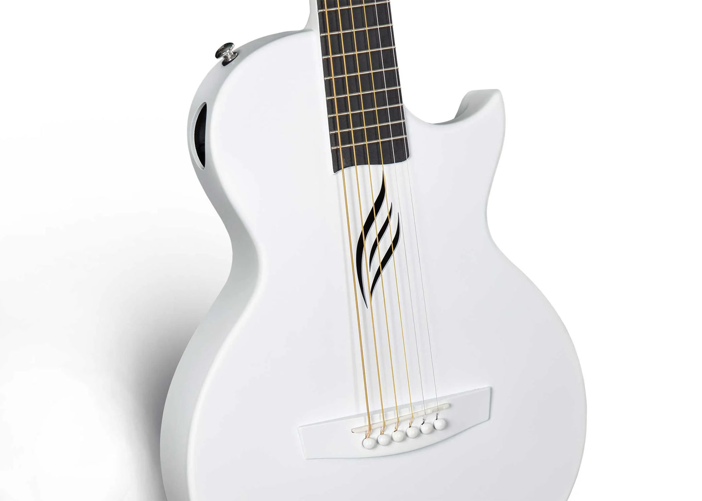 Enya Nova Go Carbon Fibre Guitar in White