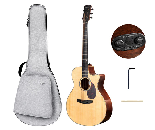 Enya EGA-Q1M EQ Natural Electro-Acoustic Guitar