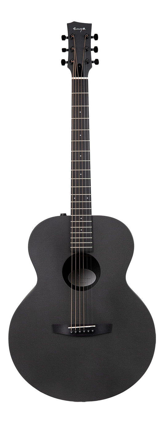 Enya EA-XO 41" HPL Spruce Acoustic Guitar - Black