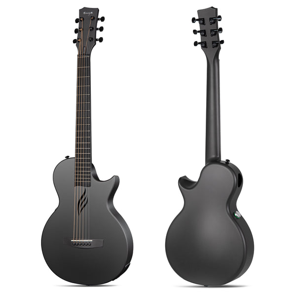 Nova Go SP1 Carbon Fibre Electro-Acoustic Guitar in Black