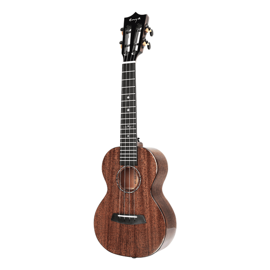 Enya EUC-MAD Black Solid Mahogany Concert Ukulele - Enya Music UK