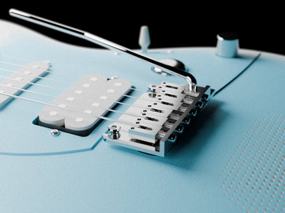Enya Inspire Electric Smart Guitar in Light Blue