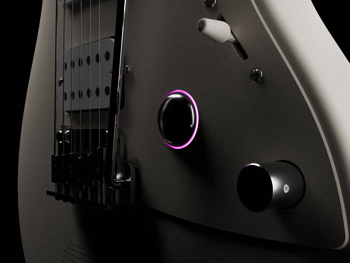 Enya Inspire Electric Smart Guitar in Black