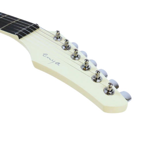 Enya Inspire Electric Smart Guitar in Ivory