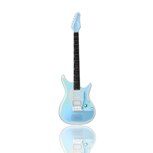 Enya Inspire Electric Smart Guitar in Light Blue