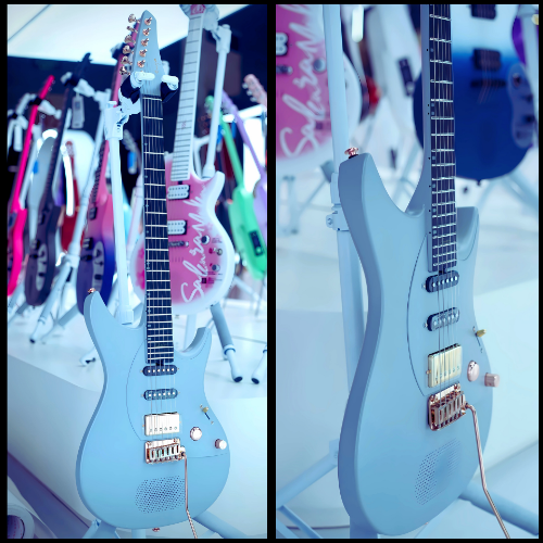 Enya Inspire Electric Smart Guitar in Ivory – Enya Music UK Enya Inspire Electric Smart Guitar in Ivory – Enya Music UK