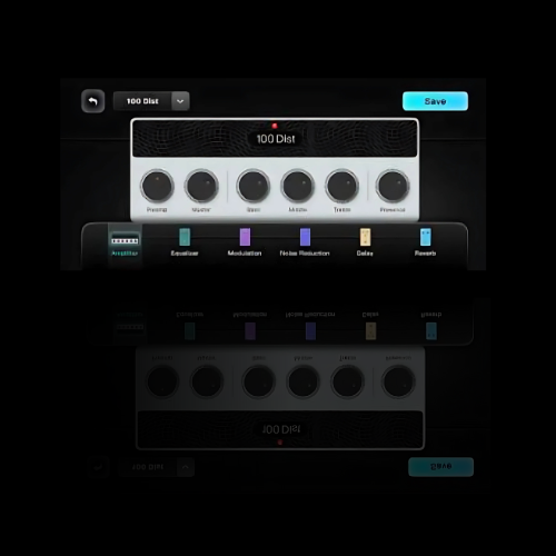 Enya Inspire Electric Smart Guitar in Black