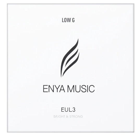 EUL3 - Enya Ukulele Low G (Single piece) Fluorocarbon, 0.034 Inch / Concert