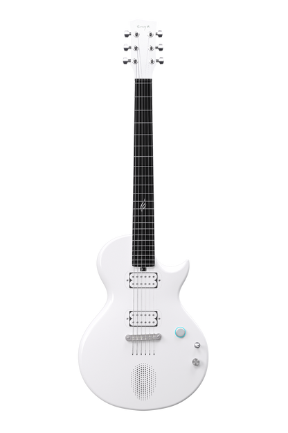 Enya Nova Go Sonic, White Electric Guitar