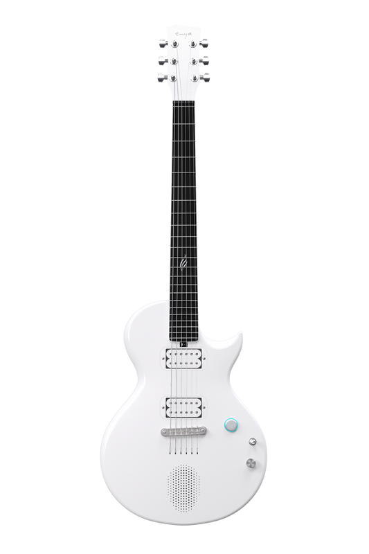 Enya Nova Go Sonic, White Electric Guitar