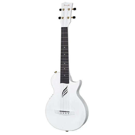 Enya Nova U White, Carbon Fibre, Concert Ukulele