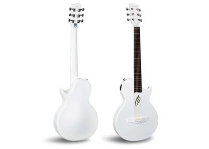 Enya Nova Go Carbon Fibre Guitar in White
