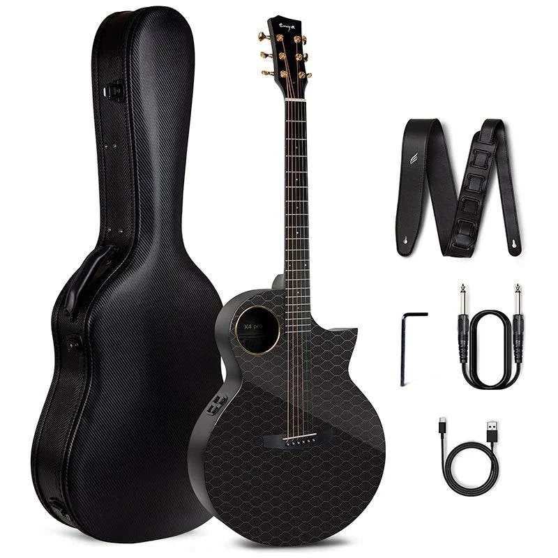 Enya X4 PRO Carbon Fibre Electro-Acoustic Travel Guitar