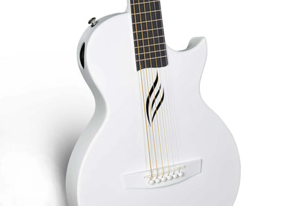Enya Nova Go Carbon Fibre Guitar in White