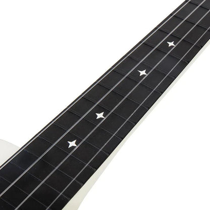 Enya Nova U White, Carbon Fibre, Concert Ukulele