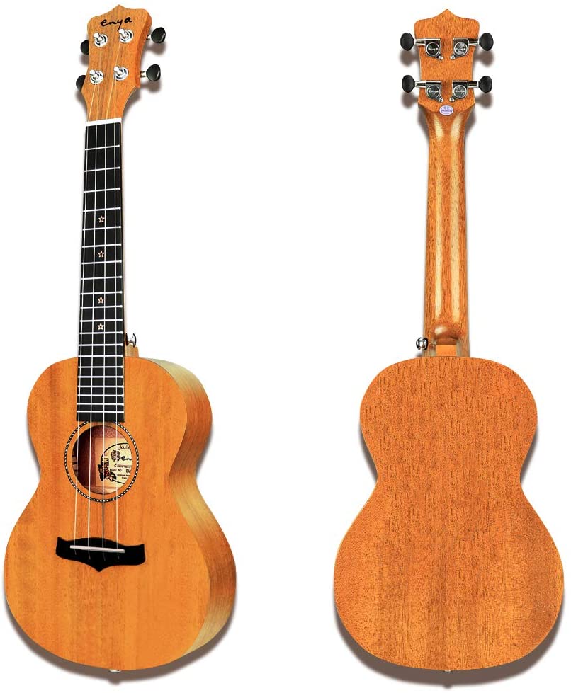 Enya EUC-25D Solid Top Concert Ukulele - Natural - Enya Music UK