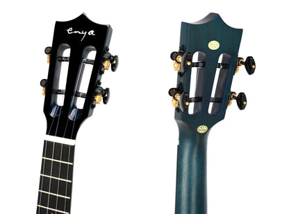 Enya EUC-25D Blue Solid Top Concert Ukulele - Enya Music UK