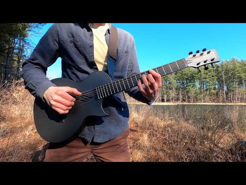 Enya Nova Go Carbon Fibre Travel Guitar in Black - Enya Music UK