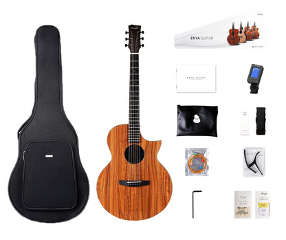 Enya EA-X1C Koa Acoustic Guitar W/Cutaway - Enya Music UK