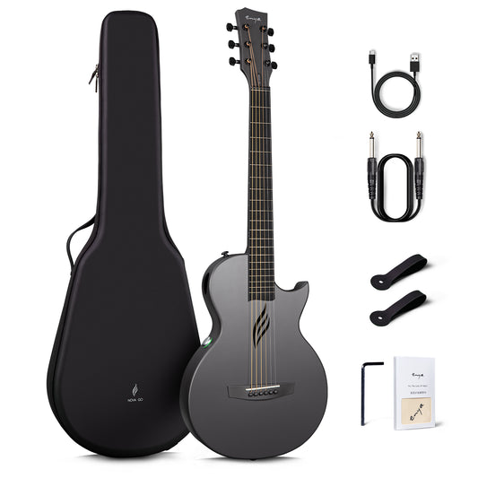 Enya Nova Go SP1 Carbon Fibre Electro-Acoustic Guitar in Black