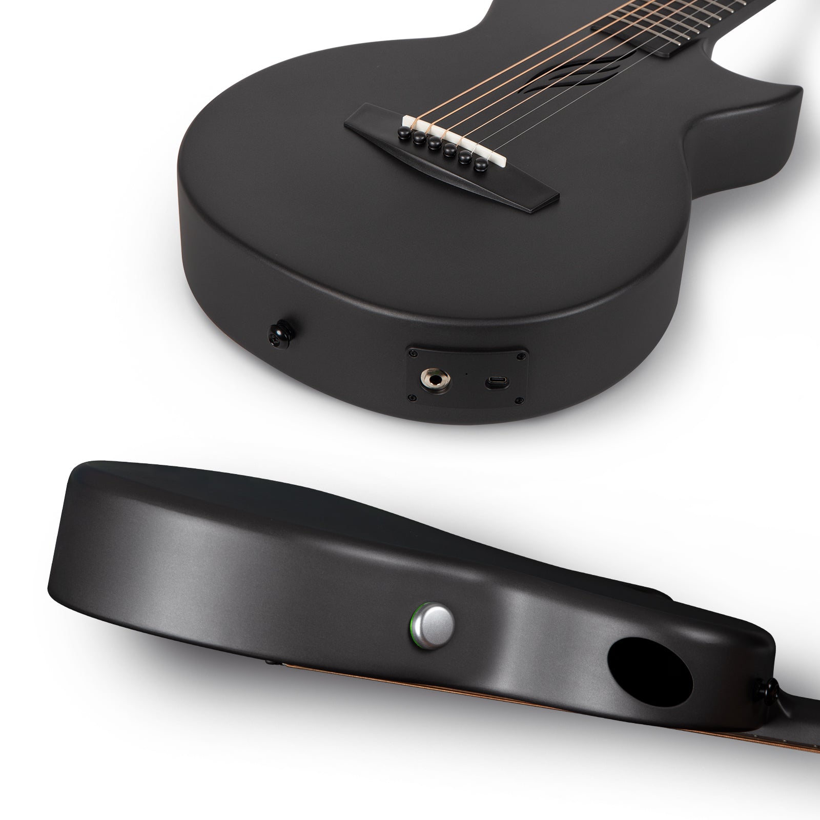 Enya Nova Go SP1 Carbon Fibre Electro-Acoustic Guitar in Black