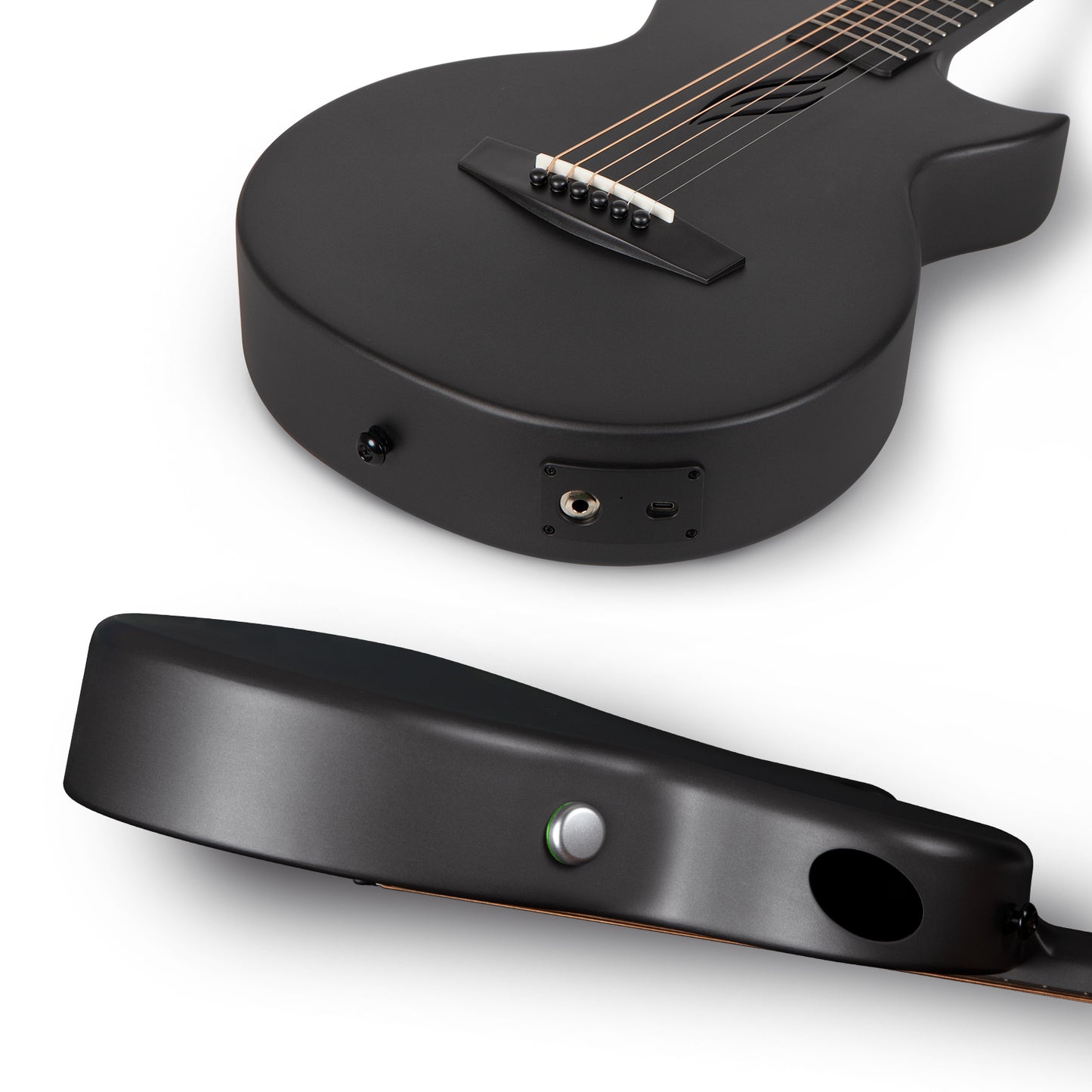 Nova Go SP1 Black Acoustic Guitar Carbon Fibre Electro-Acoustic Guitar