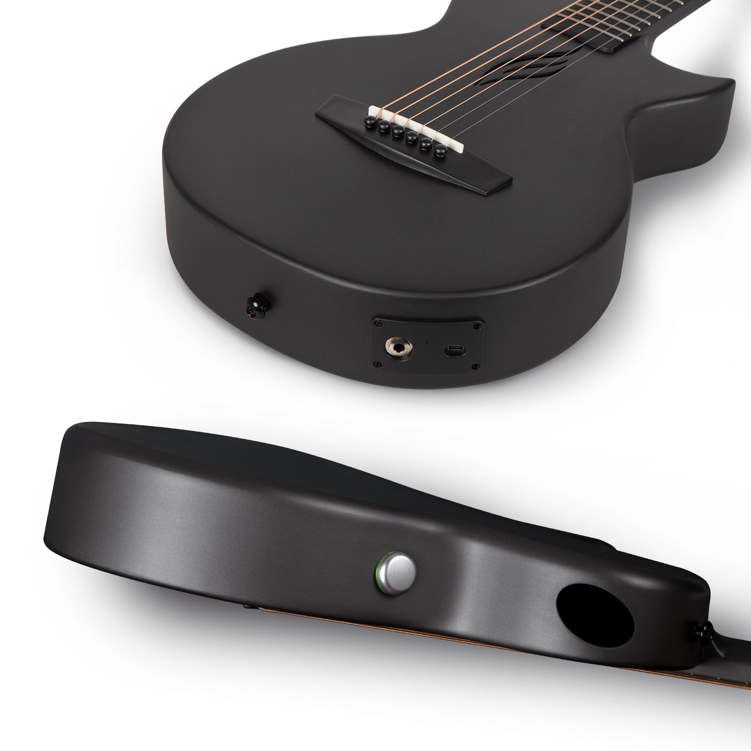 Enya Nova Go SP1 Carbon Fibre Electro-Acoustic Guitar in Black
