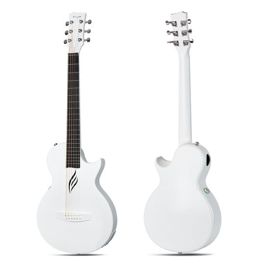 Enya Nova Go SP1 White Carbon Fibre Electro-Acoustic Guitar